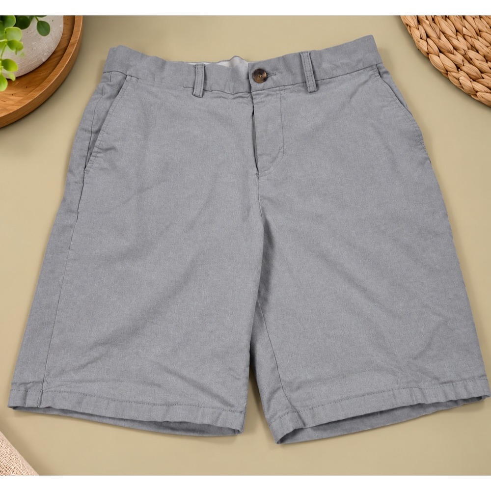 Old Navy Men's Ultimate Khaki Built‑In Flex Slim Shorts Gray Size 34
